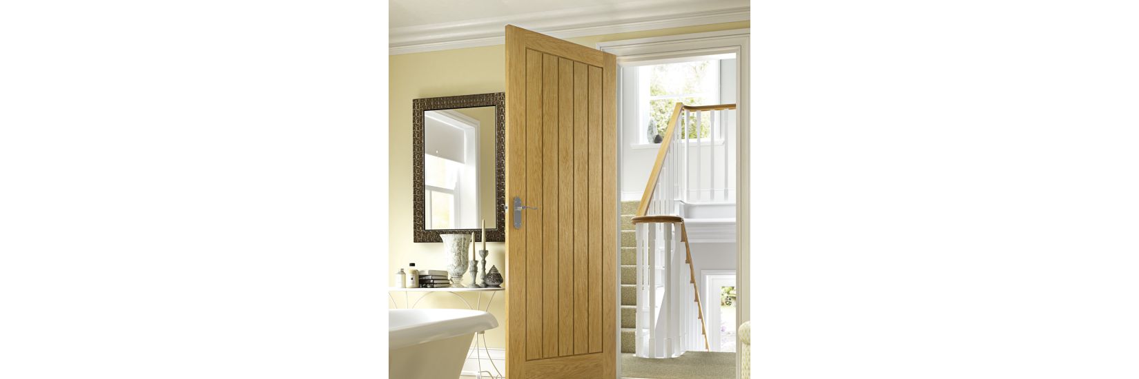 If the room is this small i would do the trim in either the same color as the walls or one lighter unless it is really special and warrants the attention. internal doors interior doors wickes