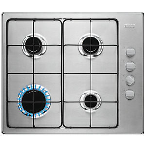Zanussi 58cm Gas Hob Stainless Steel ZGH62414XS