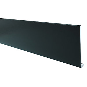 Wickes PVCu Black Fascia Board 9 x 175 x 4000mm