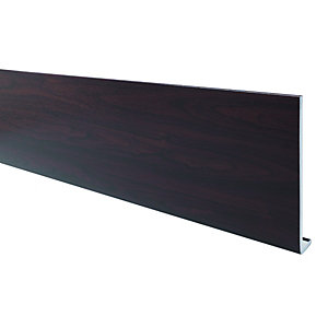 Wickes PVCu Rosewood Fascia Board 9 x 225 x 2500mm
