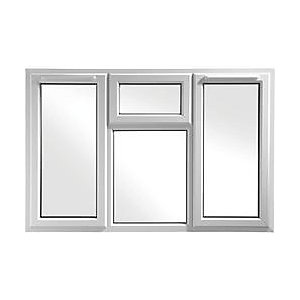 Euramax uPVC White Side & Top Hung Casement Window - 1770 x 1160mm