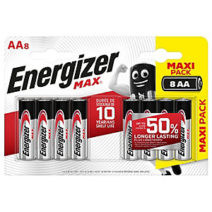 Energizer Max AA Batteries - Pack of 8