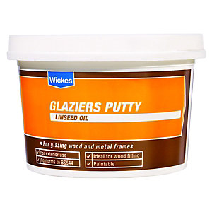 Wickes Glaziers Linseed Oil Putty - Natural 1kg