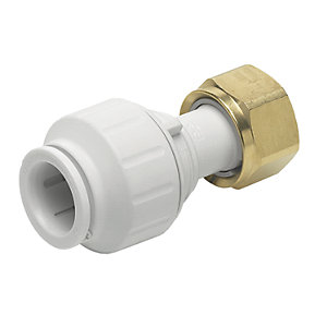 John Guest Speedfit PEMSTC1014P Straight Tap Connector - 10mm x 1/2in