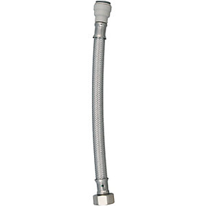 John Guest Speedfit FLX16P Flexi Tap Connector - 15mm x 3/4in x 300mm Pack of 2