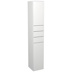Wickes Vienna White Tower Unit with Drawers - 300 x 1762mm