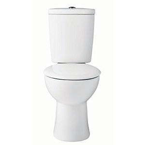 Wickes Portland Close Coupled Toilet Pan, Cistern & Seat