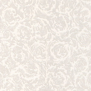 Superfresco Paintable Swirl Textured White - 10m