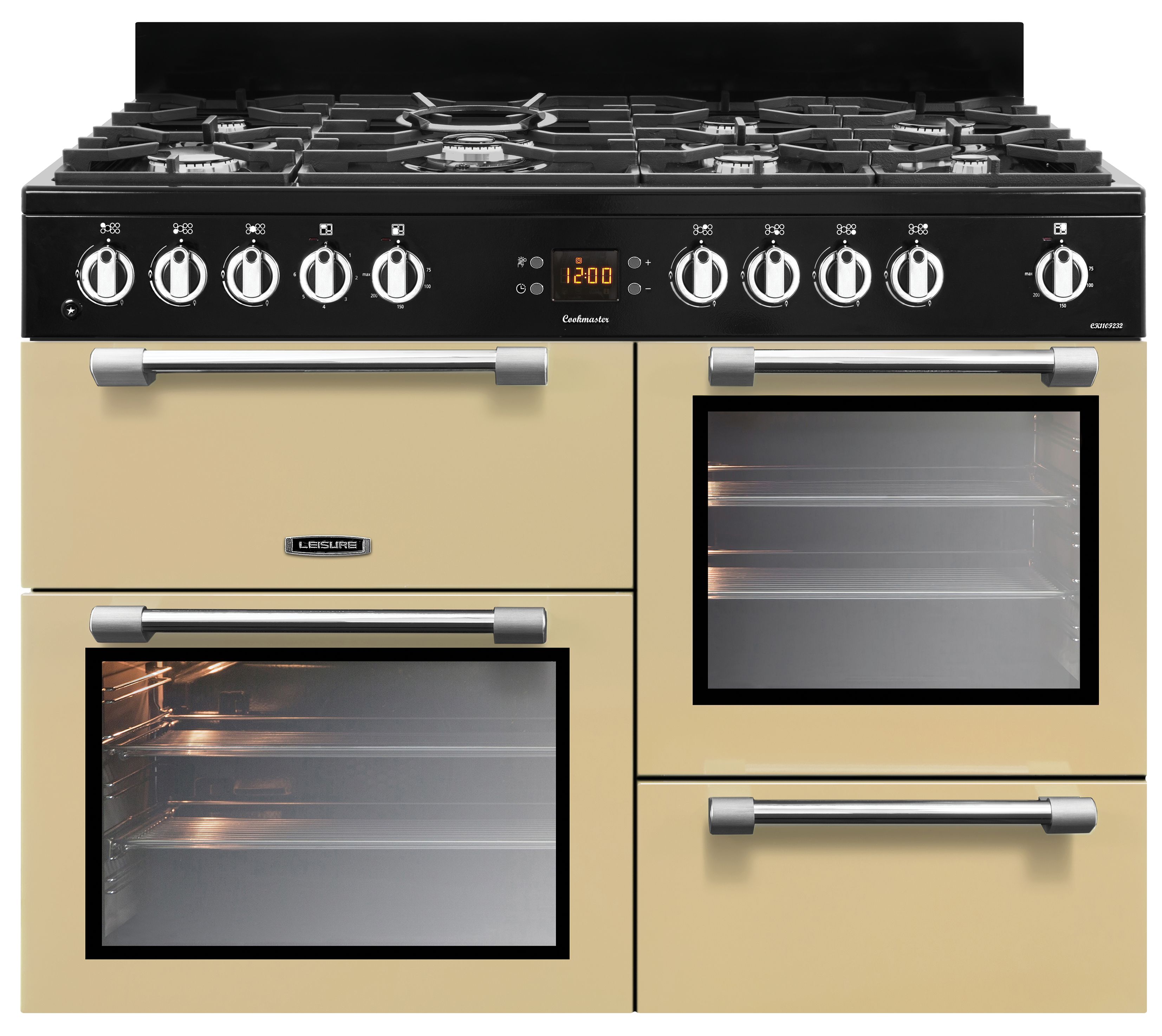 Leisure Cookmaster 110cm Dual Fuel Range Cooker - Cream