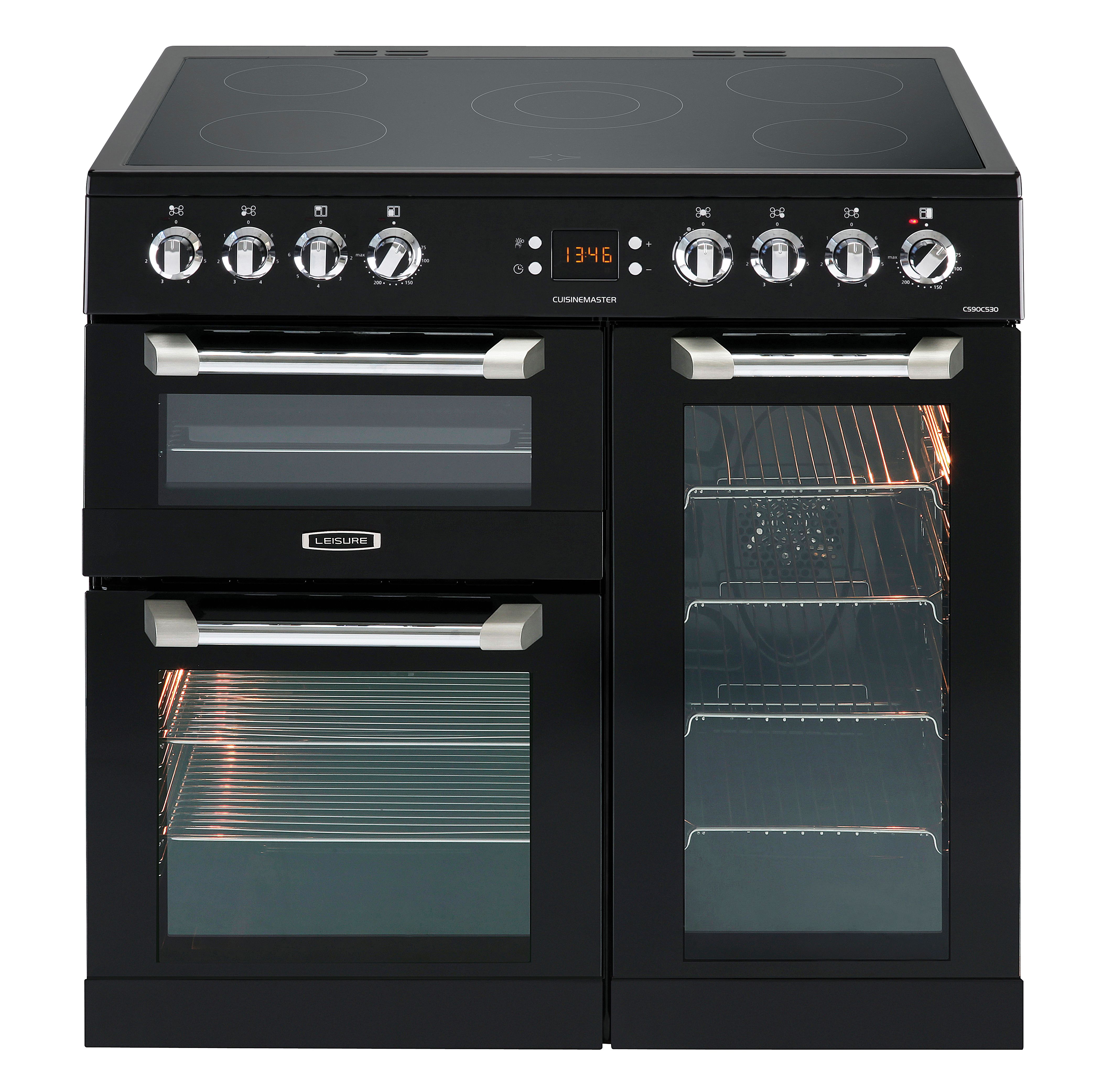 Leisure Cuisinemaster 90cm Electric Range Cooker - Black