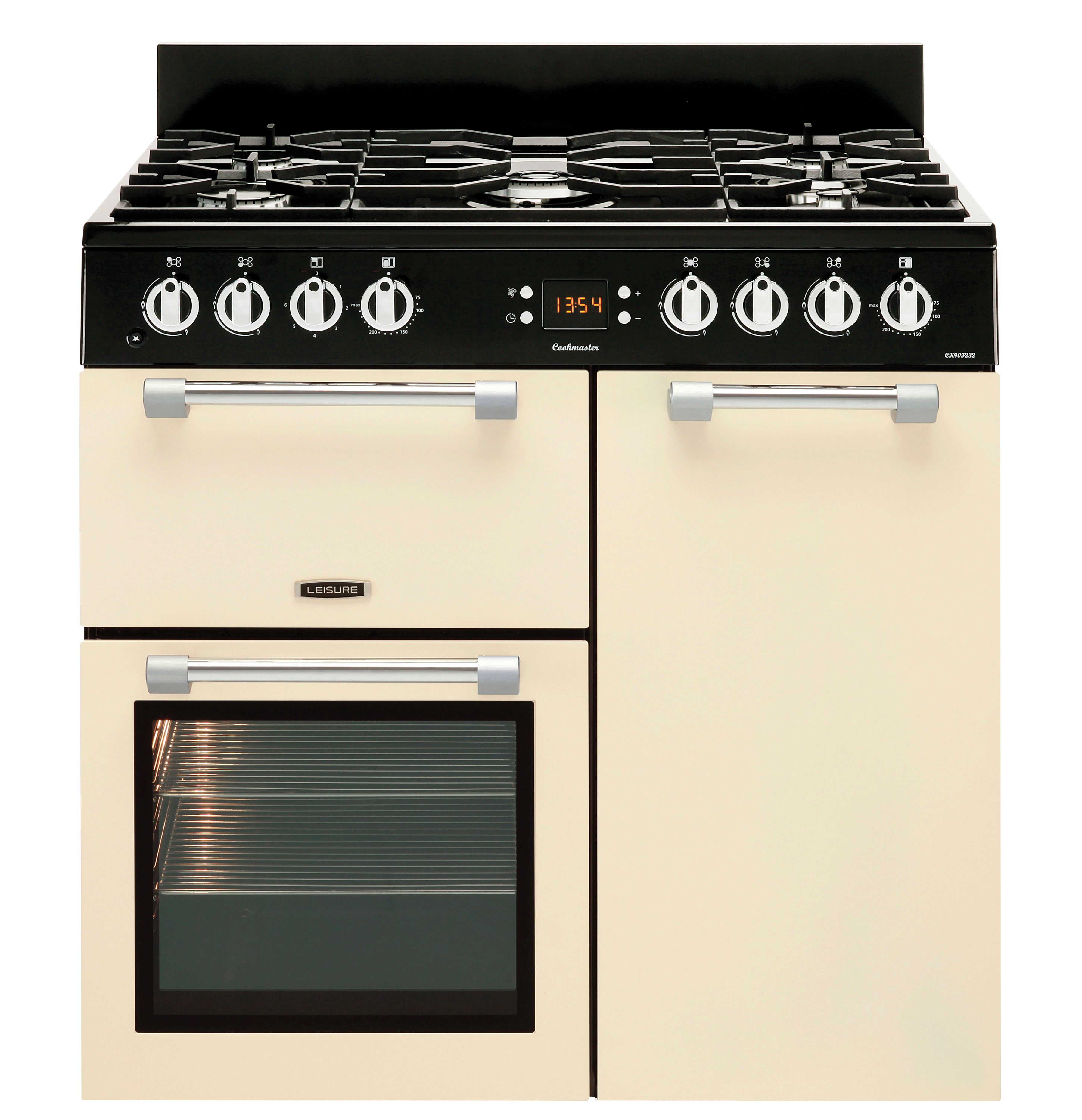 Leisure Cookmaster 90cm Dual Fuel Range Cooker - Cream