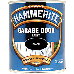 Hammerite Garage Door Paint - Black - 750ml