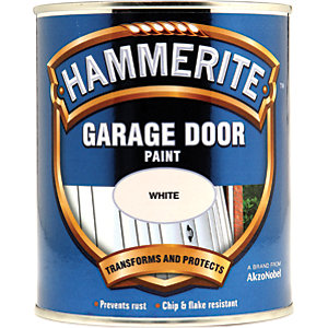 Hammerite Garage Door Paint - White - 750ml