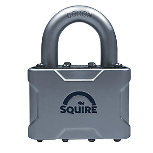 Squire Die Cast Body Cover with Boron Shackle Padlock - 50mm