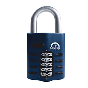 Squire Heavy Duty Combination Padlock with Hardened Steel Shackle - 60mm