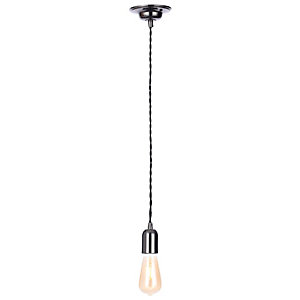 Inlight 42W E27 Twisted Dimmable Cable Pendant Light - Black Nickel