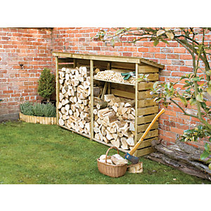 Rowlinson 8 x 2ft Timber Large Log Store