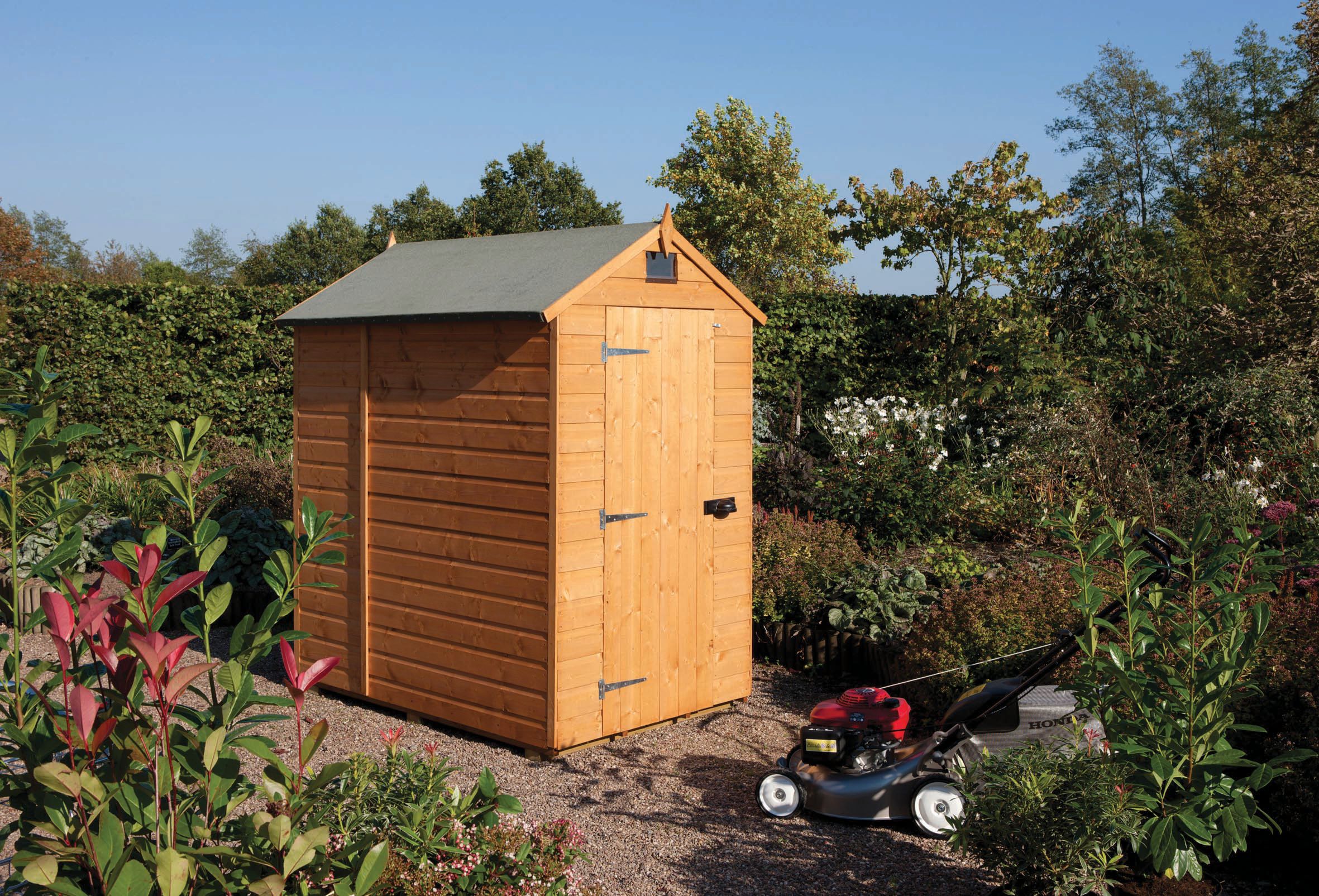Rowlinson 7 x 5ft Security Shed with Apex Window