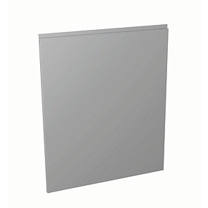 Wickes Madison Grey Gloss Handleless Appliance Door (B) - 600 x 731mm