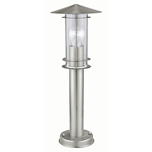 Eglo Lisio Stainless Steel Outdoor Post Lamp - 60W