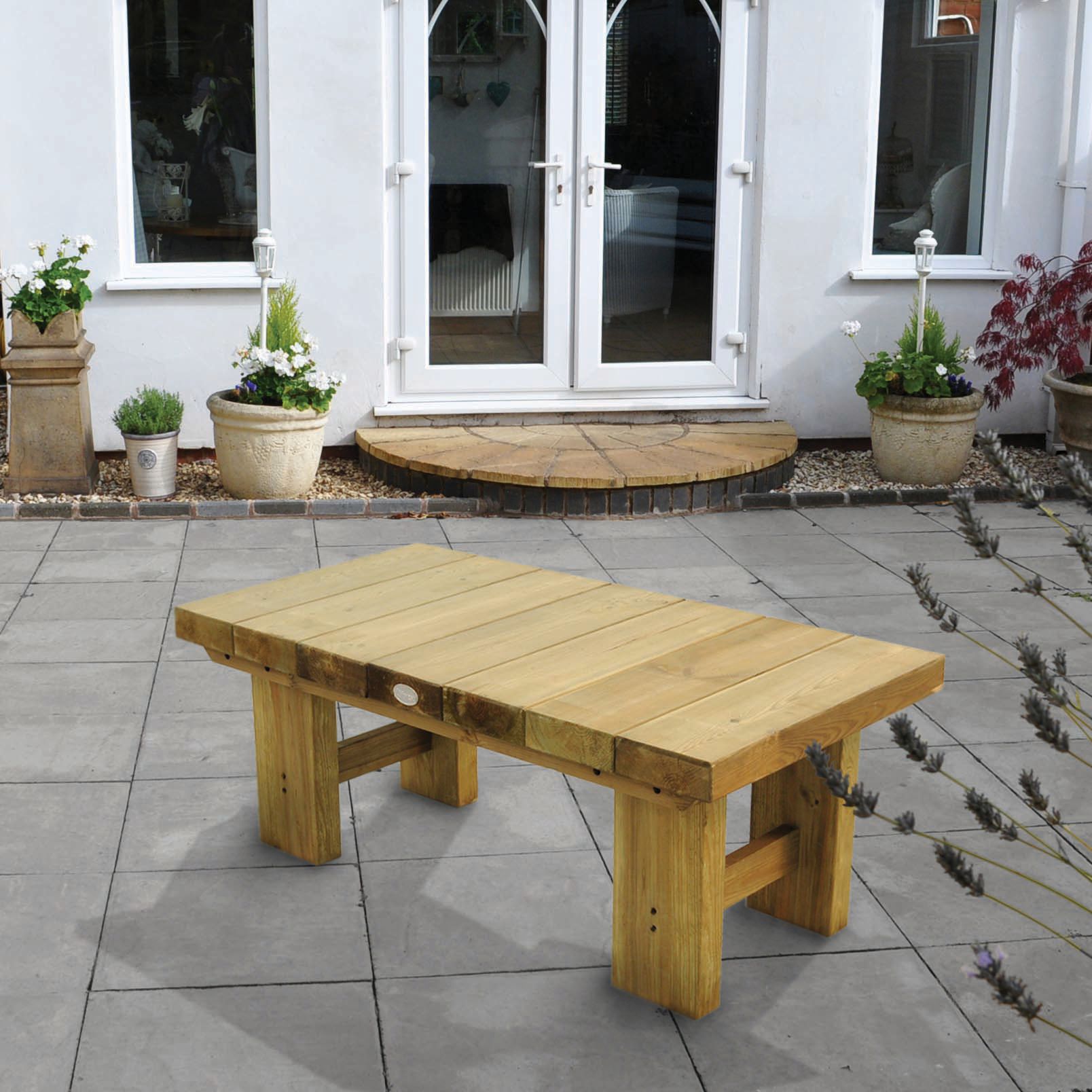 Forest Garden Sleeper Garden Table 1.2m