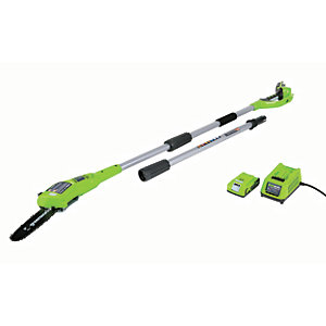 Greenworks Electric Pole Saw with 2Ah Battery & Charger