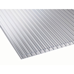10mm Clear Multiwall Polycarbonate Sheet 2000mm