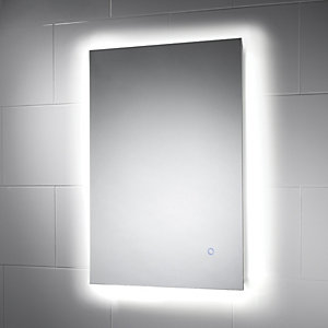 Wickes Meribel Backlit LED Touch Sensor Bathroom Mirror