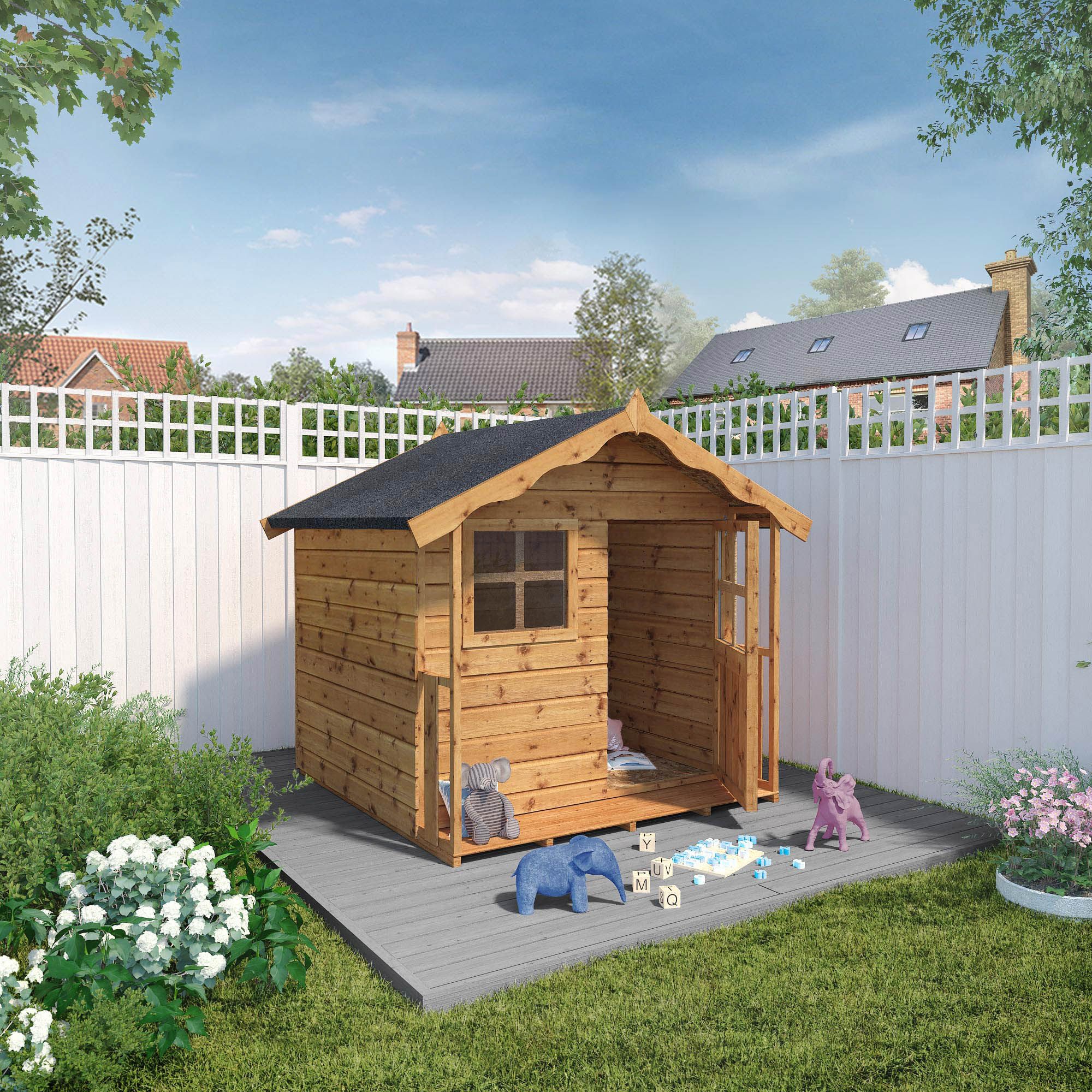 5x5 wooden playhouse