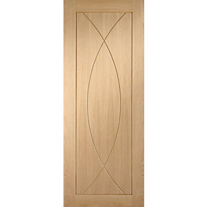 XL Joinery Pesaro Oak Patterned Pre Finished Internal Door