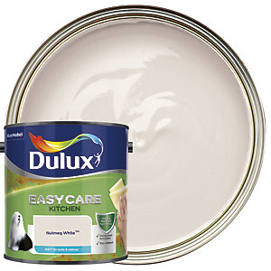Dulux Easycare Kitchen Matt Emulsion Paint Nutmeg White - 2.5L