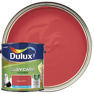 Dulux Easycare Kitchen Matt Emulsion Paint Pepper Red - 2.5L