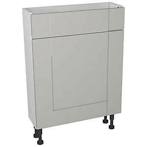 Wickes Vermont Grey Compact WC Unit - 600 x 735mm