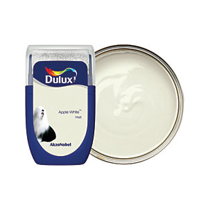 Dulux Emulsion Paint - Apple White Tester Pot - 30ml