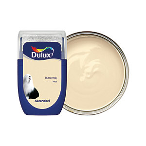 Dulux Emulsion Paint - Buttermilk Tester Pot - 30ml