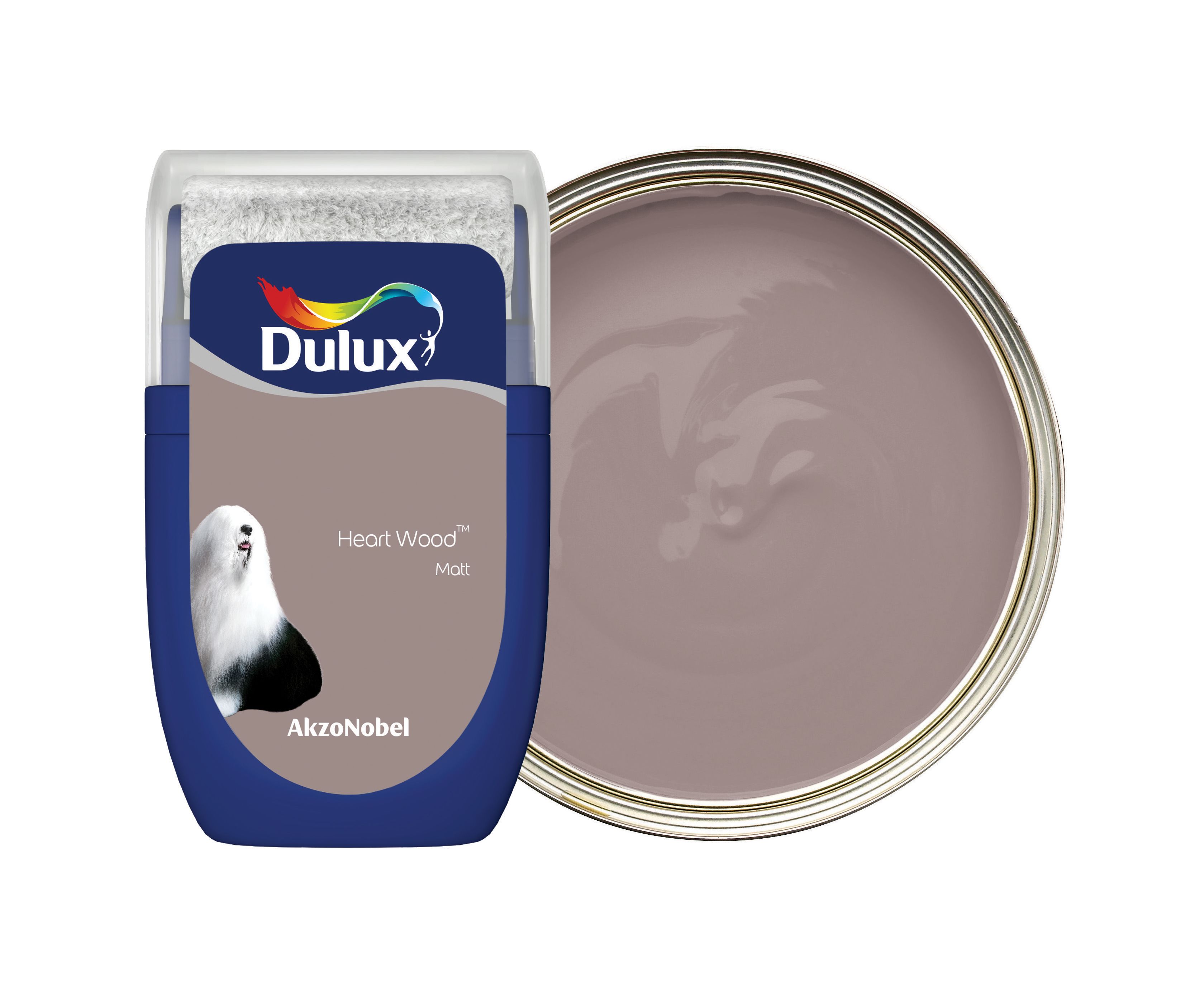 Dulux Emulsion Paint - Heart Wood Tester Pot - 30ml