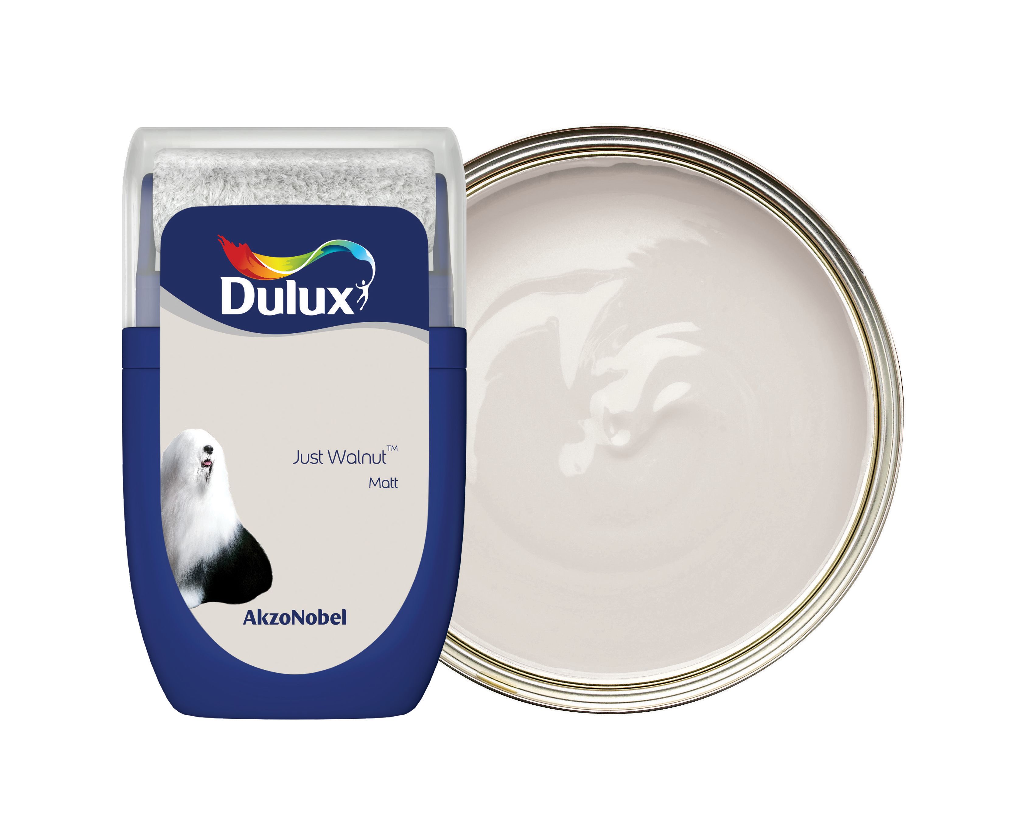 Dulux Emulsion Paint - Just Walnut Tester Pot - 30ml