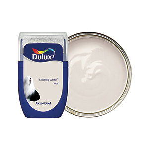 Dulux Emulsion Paint - Nutmeg White Tester Pot - 30ml