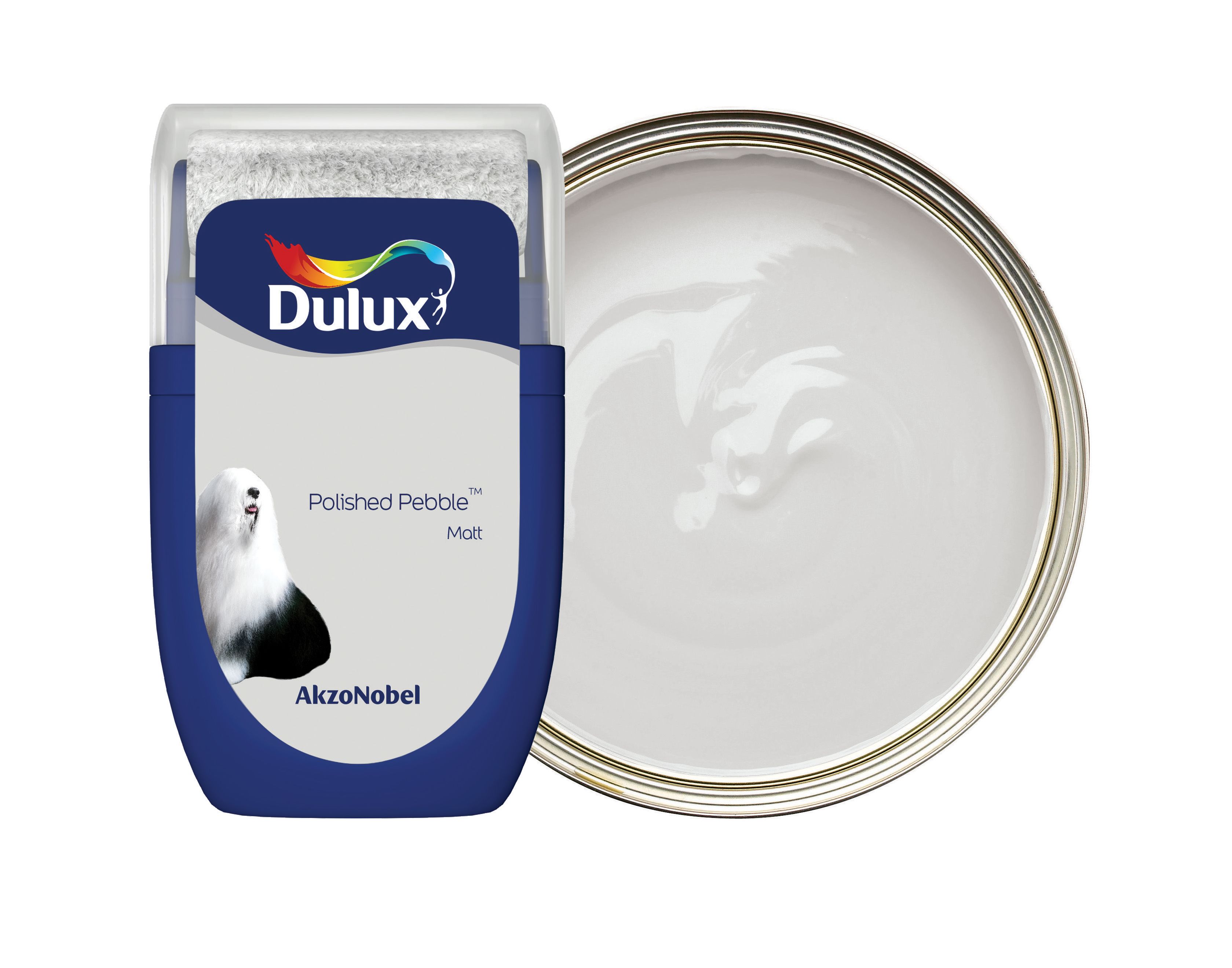 Dulux Emulsion Paint - Polished Pebble Tester Pot - 30ml