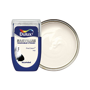 Dulux Easycare Washable & Tough Paint - Fine Cream Tester Pot - 30ml