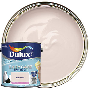 Dulux Easycare Bathroom Soft Sheen Emulsion Paint Blush Pink - 2.5L