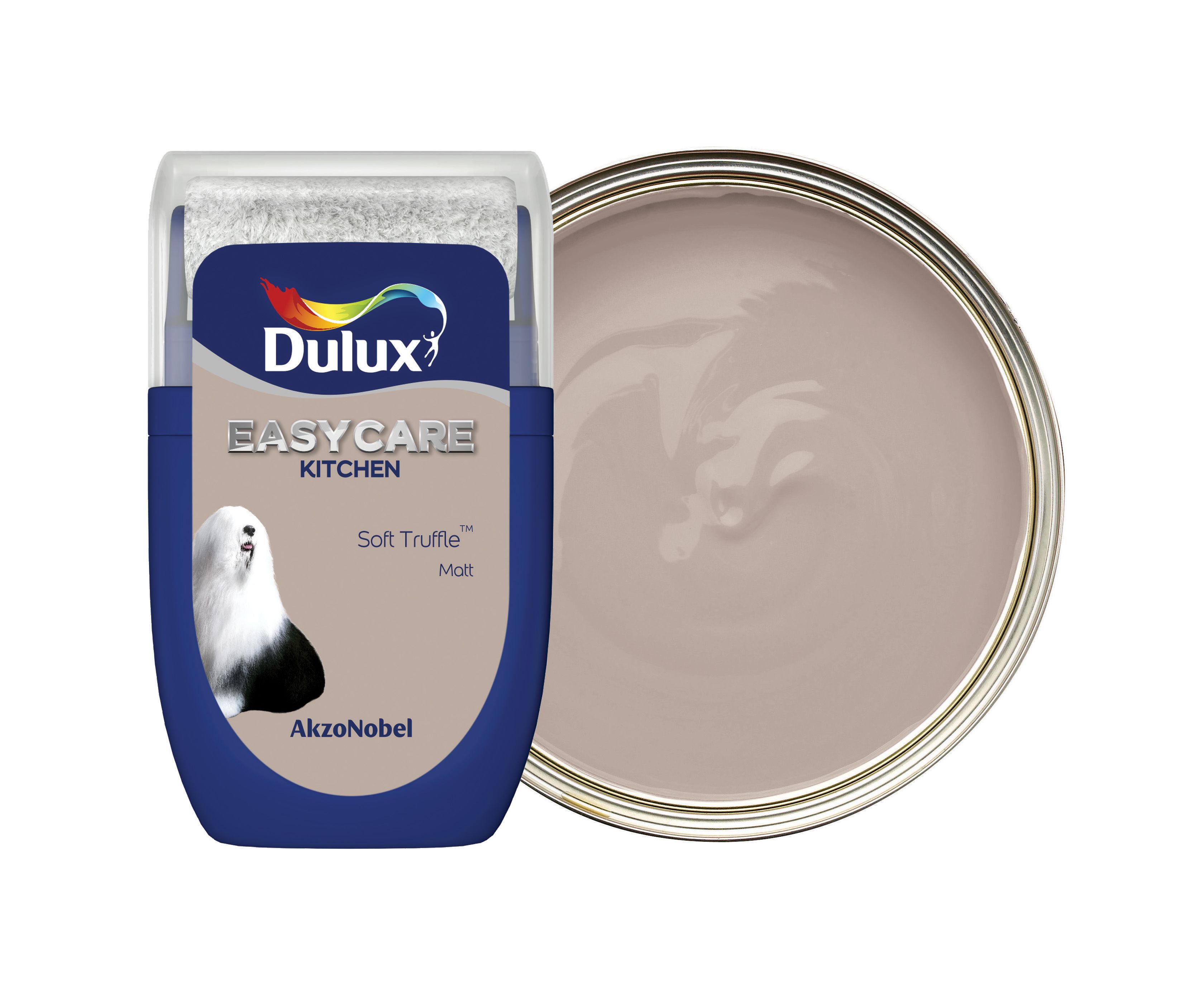 Dulux Easycare Kitchen Paint -  Soft Truffle Tester Pot - 30ml