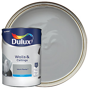 Dulux Matt Emulsion Paint - Warm Pewter - 5L