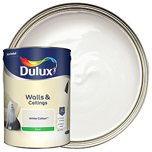 Dulux Silk Emulsion Paint - White Cotton - 5L
