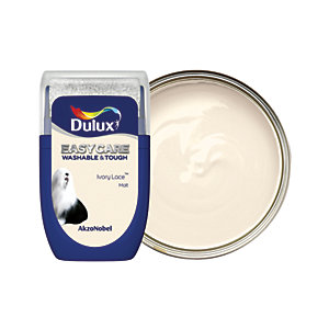 Dulux Easycare Washable & Tough Paint - Ivory Lace Tester Pot - 30ml