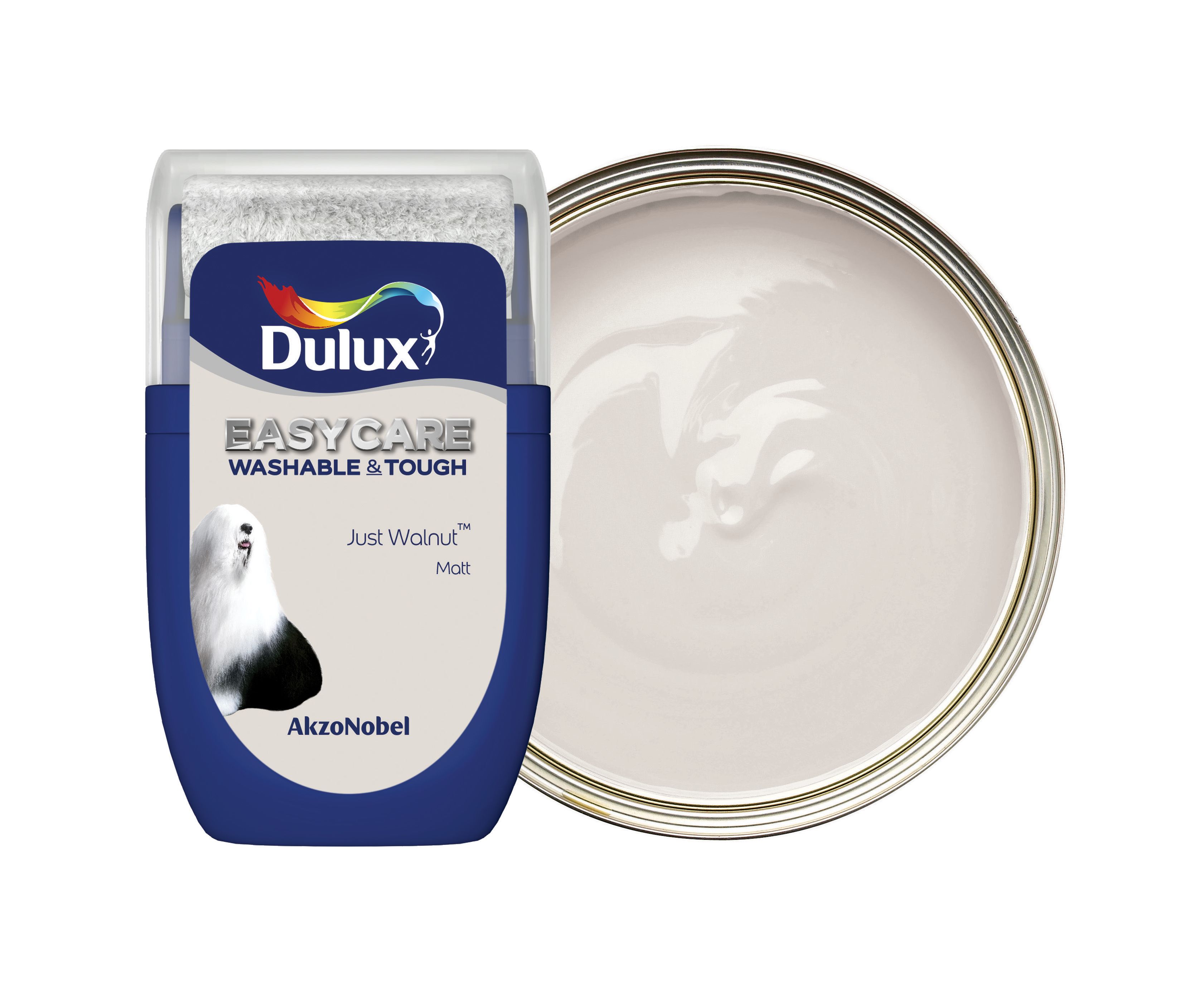 Dulux Easycare Washable & Tough Paint - Just Walnut Tester Pot - 30ml