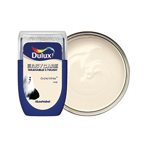Dulux Easycare Washable & Tough Paint - Orchid White Tester Pot - 30ml