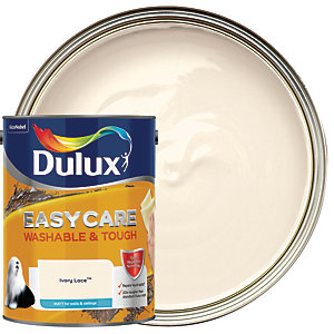 Dulux Easycare Washable & Tough Matt Emulsion Paint - Ivory Lace - 5L