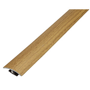 Oak Veneer Variable Height Threshold Bar - 0.9m