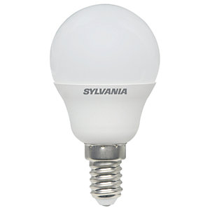 Image of Sylvania LED Non Dimmable Frosted Mini Globe E14 Light Bulb - 3W